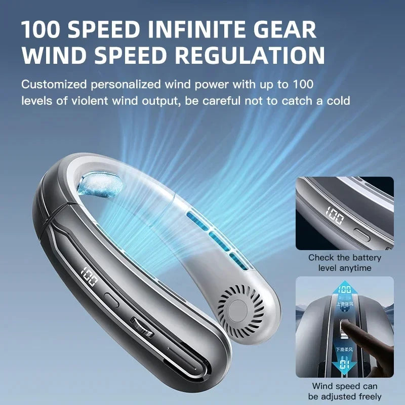 Eleganter Tragbarer Nackenventilator™